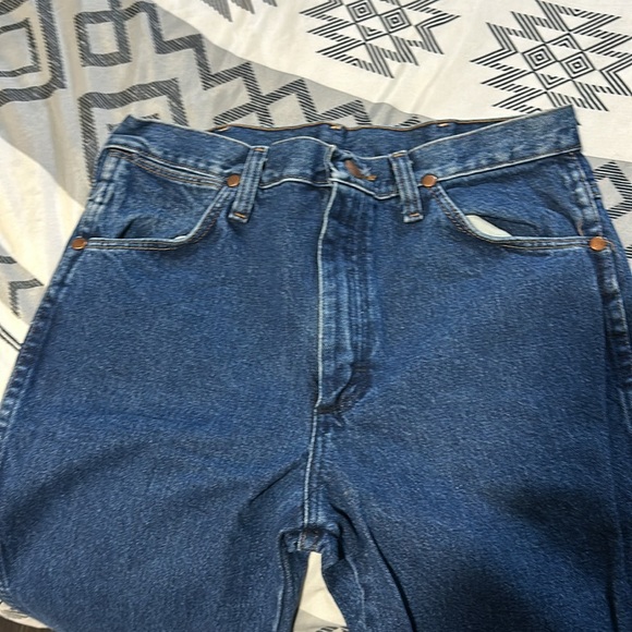 Vintage Wrangler cowboy cut jeans size 29 waist 32 Length - Picture 2 of 5